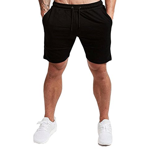 EVERWORTH Men's Casual Training Shorts Gym Workout Fitness Short Bodybuilding Running Jogging Short...