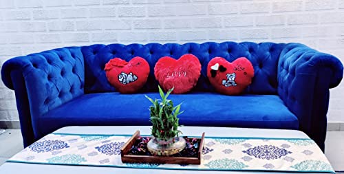Image of Delicado Velvet Huggable Heart Shape Sleeping Dog Soft Plush Stuffed Cushion Pillow Toy, SleepingDog Pillow Red