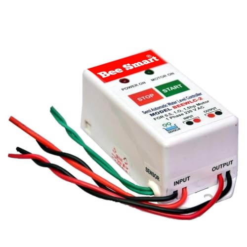 Image of Bee Smart semi automatic water level controller Manual on auto of use 30 A Relay model BEEWLC-2(Pack of 2)