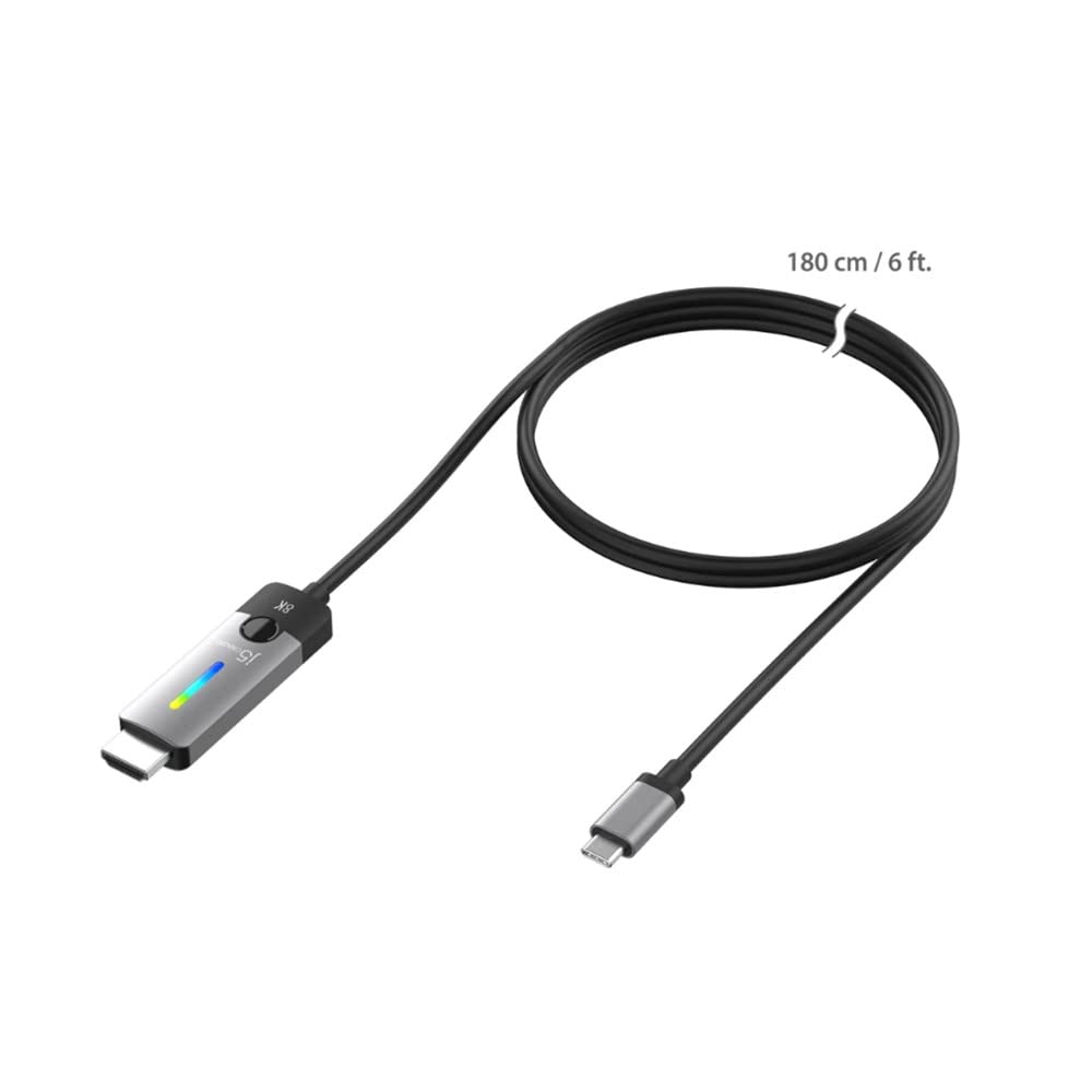 J5Create Cavo da USB-C a HDMI 2.1 8K