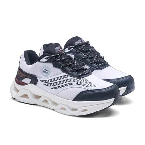 Image of ASIAN Powerkick-23 Men's Sports Shoes | Air Bubble Sole Running Sneakers for Training, Gym Lightweight Performance with Energy Return Grip & Breathable Design