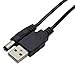 HiLetgo 5pcs USB 2.0 A Male to DC 5.5x2.1mm 5 Volt DC Connector Charge Barrel Jack Power Cable Black(Max 2.5 Ampere Power Cable, Center PIN Positive)