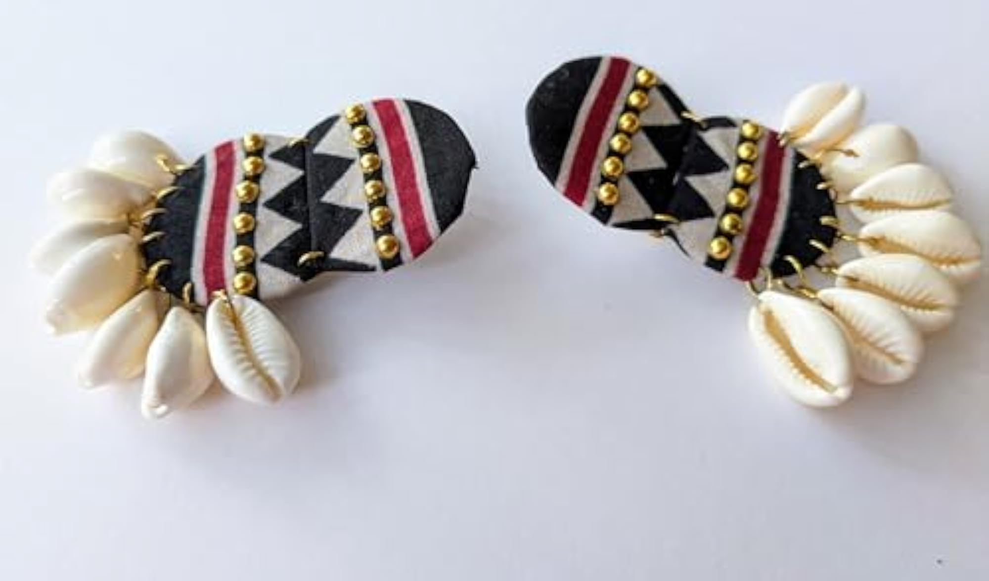 Handmade Seashell Dangle Earrings for Women