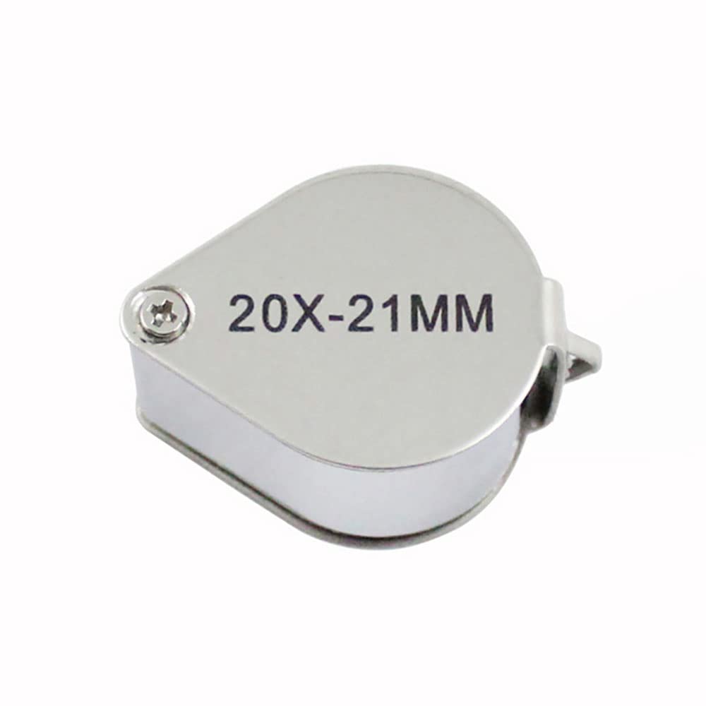 Mini Folding Magnifier 20x 21mm Jewelers Eye Magnifying Glass Magnifier Pocket Handheld Tools Portable Magnifying Glass product thumbnail 5