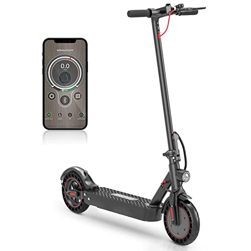 Patinete eléctrico MAX - Patinete eléctrico para adultos neumático de 10 pulgadas, control de la velocidad de crucero, control de la aplicación, soporta hasta 120 kg Cover