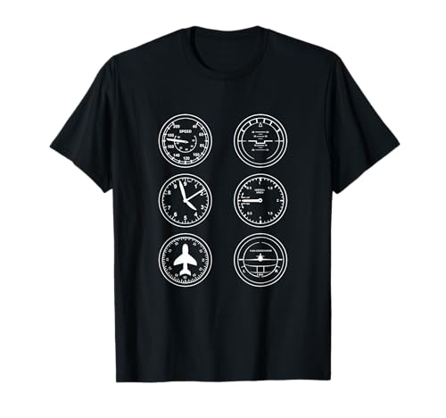 Diseño de Instrumentos de Vuelo de aviación Camiseta