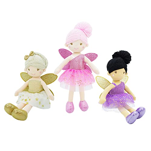 Image of June Garden 12" Enchanted Garden 3 Fairy Dolls Package - Best Value