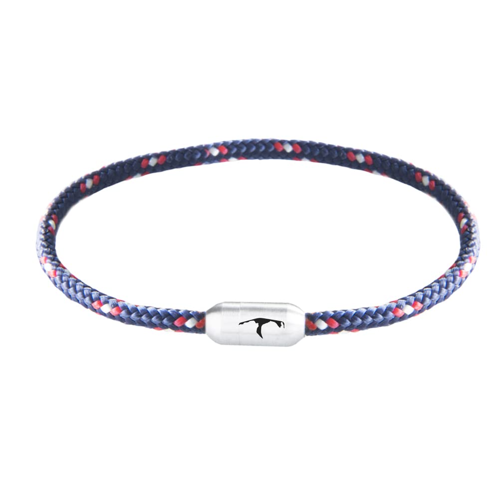 Bracciale Originale Sylt In Corda Nautica - Sottile, Unisex, Con Incisione E Chiusura Magnetica, Diametro 4 Mm (Lunghezze 19-24 Cm) - 2