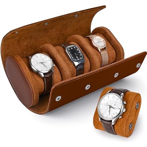 Eucomir 3 Slot Leather Watch Case Cover