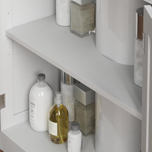 Bath Vida Priano Under Sink Bathroom Cabinet Floor Standing Storage Cupboard Basin Unit, White - Image 6