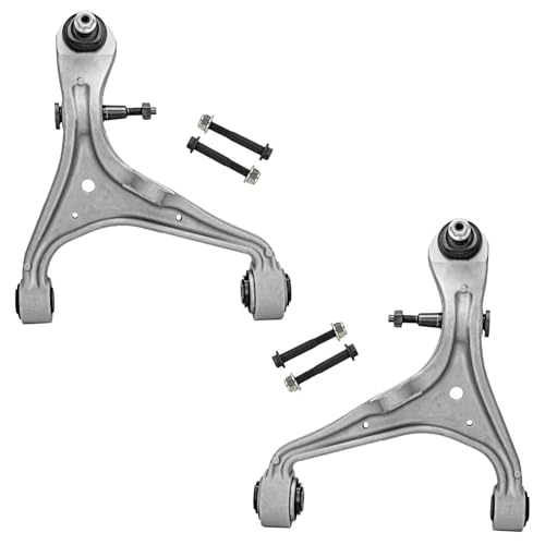 Image of Detroit Axle - AWD 8pc Front End Suspension Kit for 2008-2014 Cadillac CTS, 4 Upper Lower Control Arms with Ball Joints 2 Outer Tie Rods 2 Sway Bars 2009 2010 2011 2012 2013 Replacement