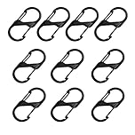 BAOWUABJ 10Pcs Anti Theft Zipper Clips - Double Opening Theft Deterrent Clasps, Zipper Locks for Backpacks Luggage Suitcase Handbags, Suitcase Locks for Traveling Camping, Travel Accessories