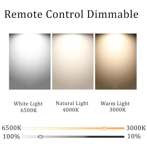 Aplique de pared LED de 60cm con mando regulable en aluminio negro 2