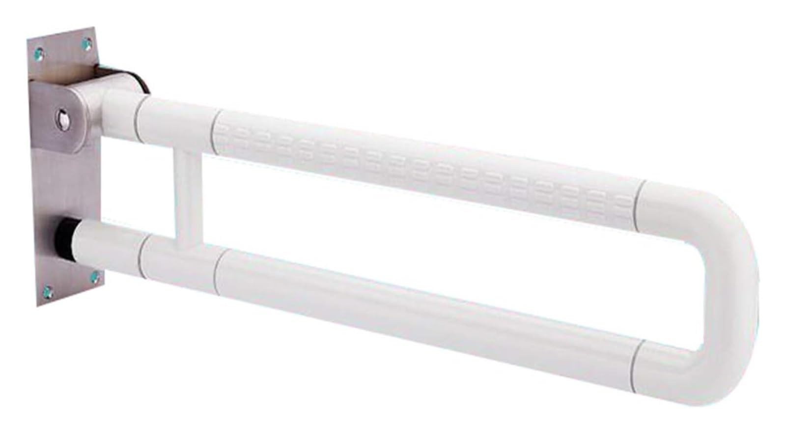 Barre d'appui de salle de bain pliable en acier inoxydable durable