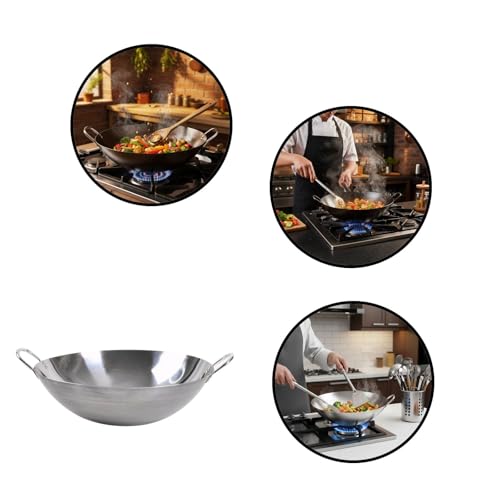 Wok de Hierro con Fondo Redondo para Salteado miniatura 4