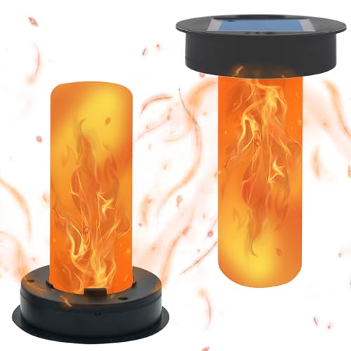 2 piezas de repuesto para lámparas solares, bombillas solares, piezas de repuesto para lámpara de llama, módulo solar de repuesto, luces solares de jardín, piezas de repuesto para exteriores, jardín