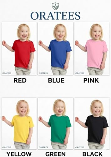 Image of Kids Premium Pure Cotton biowash t-Shirt | Super Soft Anti-Pilling & Breathable Kids Wear Round Neck Half Sleeves Multi-Color Soft Summer Tees for Girls Pack of 1