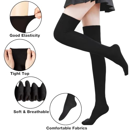 Thigh High Socks for Women Casual Over the Knee High Socks Stockings for Anniversaries Holidays2