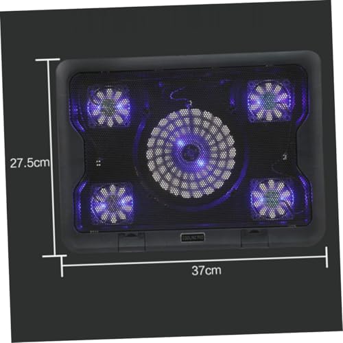 Base de enfriamiento para portátil con 5 ventiladores miniatura 6