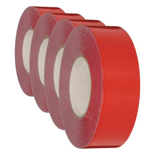 Image of Nashua 357 Red Duct Tape, Ultra Heavy Duty, Waterproof, 1.89 Inch x 60 yds, 1 Roll (Pack of 4)