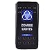 E Support Car Blue LED Zombie Light Toggle Switch