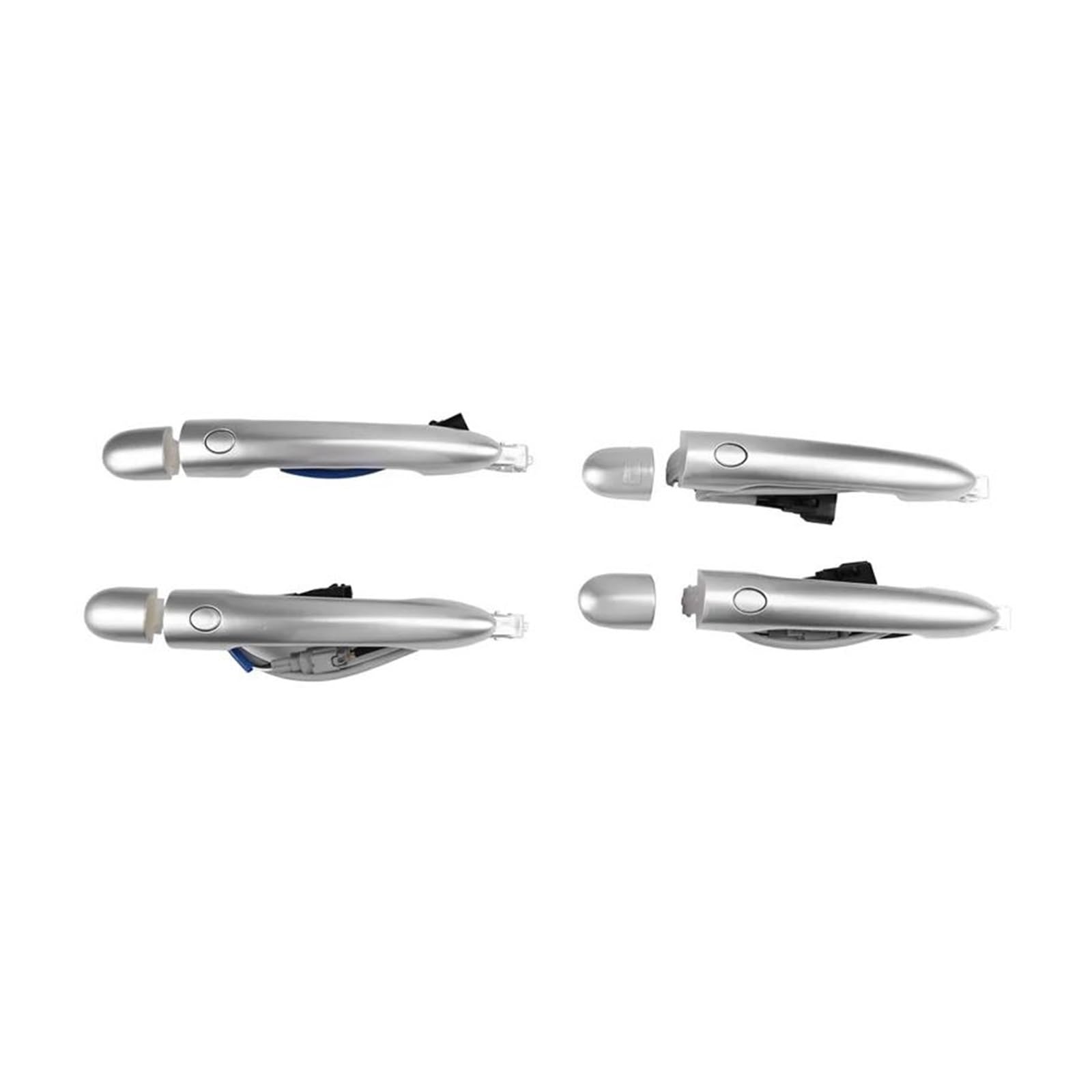 CAVINBDZ 4Pc Front Rear Outside Door Handles 80640-JY01B 80640-JY01A 80647-JY01A 80646-JY01A for Renault for Koleos 2009-2018