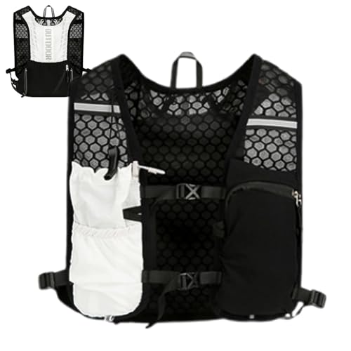 Gilet de course pour hommes et femmes avec pack d'hydratation et sac à eau de gym