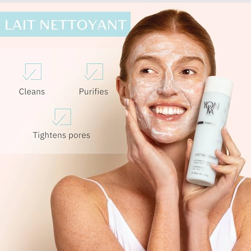 Cleansing Milk Yonka 200ml | 98% Natural Origin Gentle Makeup Remover Milk | Moisturises and Rebalances Skin | All Skin Types, Even Dry and Sensitive | Water Rinsing | Botanical Blend and Brown Algae - Image 4