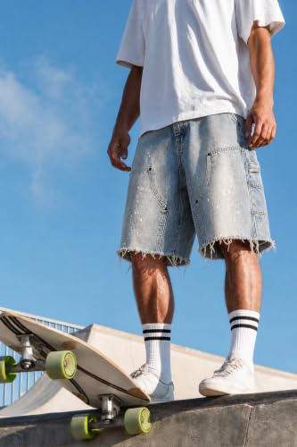 Evioset Bleach Splatter Carpenter Shorts