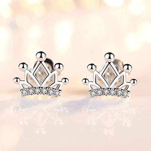 Boucles d'oreilles en Argent motif Couronne à porter au quotidien
