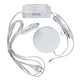 HCSMLED Concealed Touch Sensor Switch for Lamp on/Off, AC 120V 250Watt Touch Control Switches with 6ft Plug in Cable, Penetrable Wood, Stone, Glass, up to 2 inches