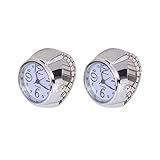 Accesorios Geek: Las Mejores Pulseras para Frikis y Amantes de la Tecnología 2 Piezas Anillo De Reloj De Dedo Relojes De Anillo Regalo Para Mini Anillo De Reloj Relojes Digitales Para Mujer Reloj De Anillo De San Valentin Pulsera Movimienot Púrpura Perder