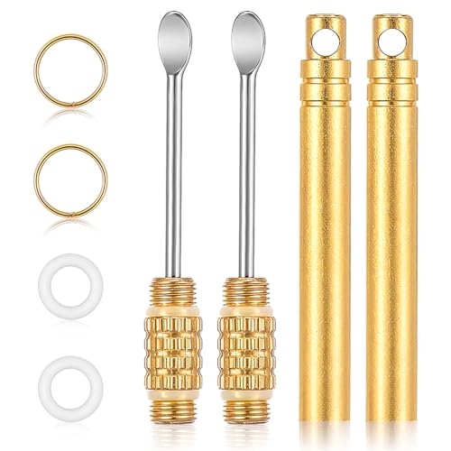 AOZUO 2 PCS Ear Spoon, Ear Wax Removal Tool Folding