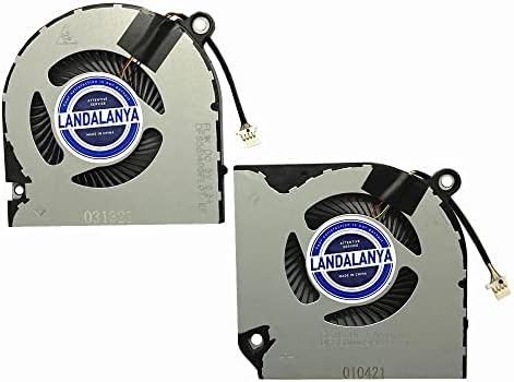 Landalanya Replacement CPU and GPU Fan for Acer Nitro 5 Gaming Laptop AN515-55-59KS AN515-54-5812/51M5 AN515-54-728C AN515-54-5695/599H AN517-51, Acer Nitro 7 AN715-51 AN715-51-73BU AN715-51-76LS/796C