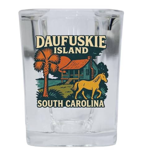 Vaso Shot Glass Souvenir 2 oz Cuadrado