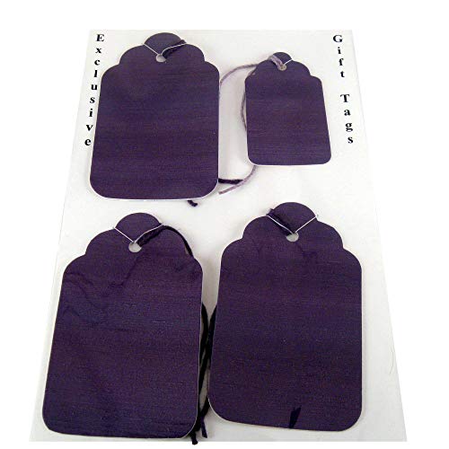 Handmade Purple Gift Tag Set