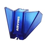 Stylus 2 m blu, compatibile con cartucce Ortofon 2 m rosso e 2 m blu, aggiornamento rosso 2 m, punta ellittica a diamante nudo, stessa qualità del suono della fabbrica originale, 2 m stilo di ricambio