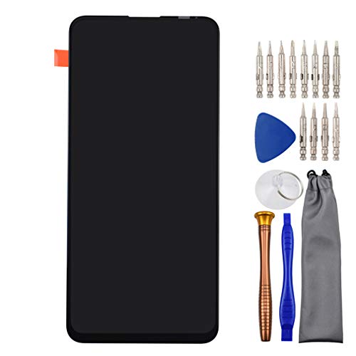 Pantalla LCD digitalizadora táctil con adhesivo y kit de herramientas de repuesto para Asus Zenfone 6 ZS630KL ZS630KL Zenfone 6z Midnight Negro