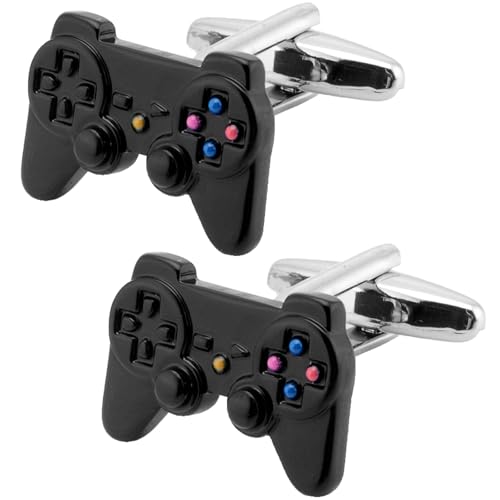 Video Game Controller Cufflinks for Men Classic Tuxedo Shirt Buttons Cuff Links For Business Wedding Daily Shirts In Gift Box