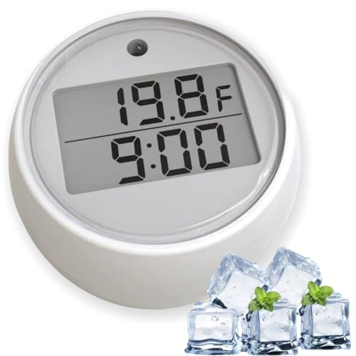 Floating Digital Solar Pool Thermometer, Timer & Bath, Ice Bath Monitoring Device, Cold Plunge Thermometer & Timer, High Precision, Waterproof