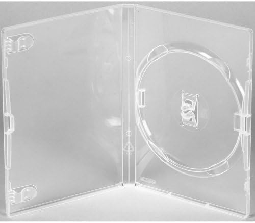 Genuine Amaray Single DVD Clear Case 14mm Spine - Pack of 25 - Amaray UK Offical Distributor