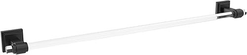 Vista 73 de Amerock BH36062CG10 - Toallero de mano Glacio de 5-7/16 pulgadas de longitud para pared de baño y cocina pequeña, accesorios de baño Transparente