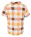 Boys Plaid Fall Thanksgiving Polo Shirt for Toddler and Kids (12M, Fall Plaid)
