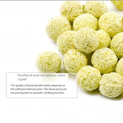 Image of 2500g 5.5lb Filter Media,bio Balls for Aquarium Filter,Pond Filter Media,Fish Tank Filter Media,Bio Balls Ceramic Rings ,Aquarium Filter Media with Mesh Bag