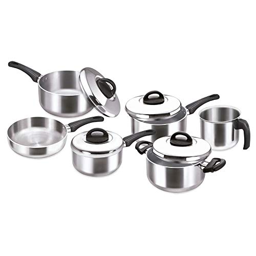 Conjunto de Panelas Long Life 6 Peças em Alumínio Eirilar 443