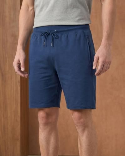 Image of Nobero V2 Shorts for Men | Zip Pocket Shorts | Regular Fit | Elasticated Waist | Soft & Breathable Fabric | Casual Everyday Wear