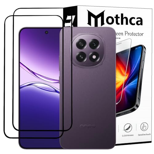 Image of Mothca Military-Grade Tempered Glass Screen Protector Compatible for OPPO F29 with Edge to Edge Coverage - Case Friendly, Anti-Scratch & Bubble-Free Installation Kit (Pack of 2)