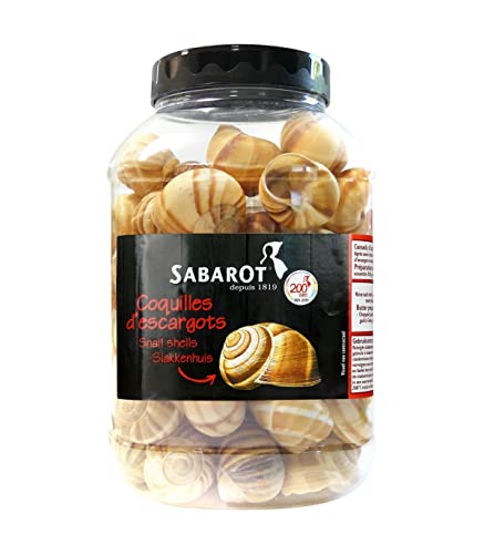 Sabarot - Pot de 96 coquilles d'escargots Helix Cover