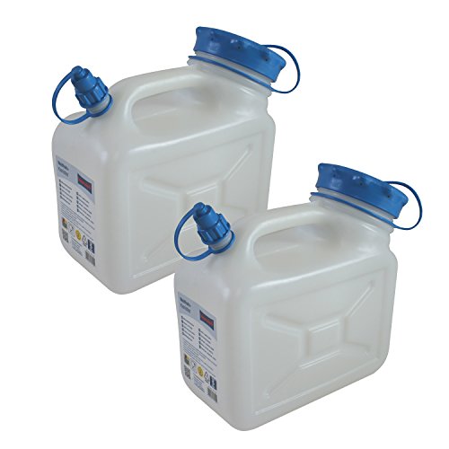 Preisvergleich Produktbild 2x Weithals-Kanister 5 Liter PRO 2er Set Lebensmittelkanister Wasserkanister 5 Liter