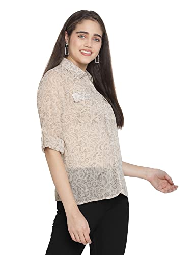 Image of oxolloxo Muffin Blue Floral Print Stylish Plus Size Women top